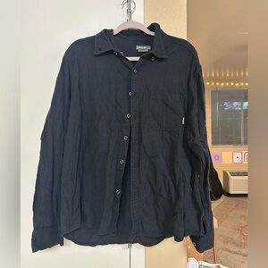 Eddie Bauer Charcoal Button-Up Shirt